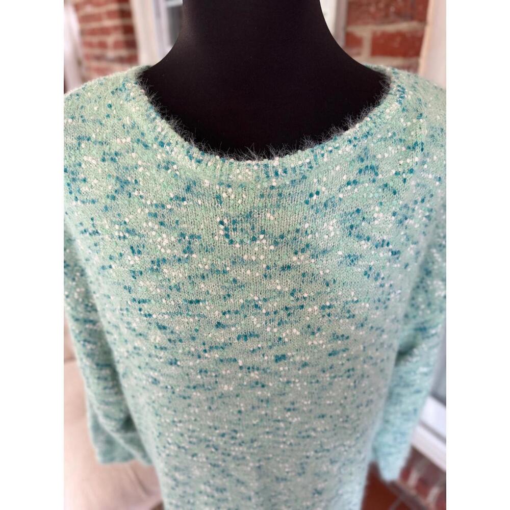 Ruby Rd Mint Cozy Pullover Sweater – Soft Knit, S… - image 1